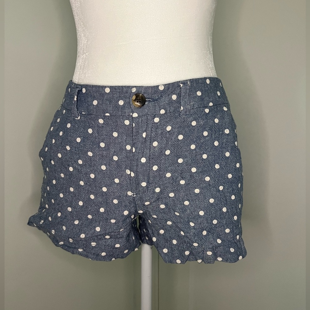 Polka Dot Mid Rise Shorts